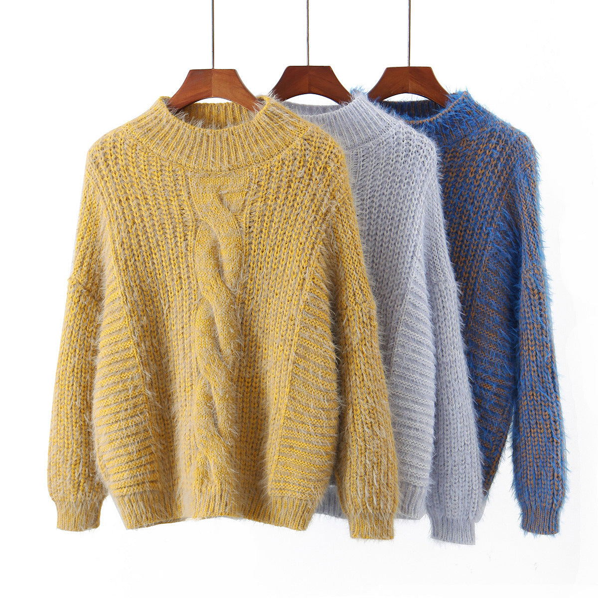 The new fashion women's semi-turtleneck fleece 1343