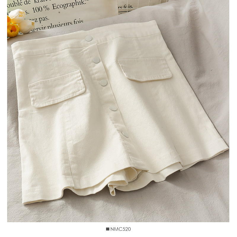 Han Fan casual high waist versatile shorts skirt women 2529