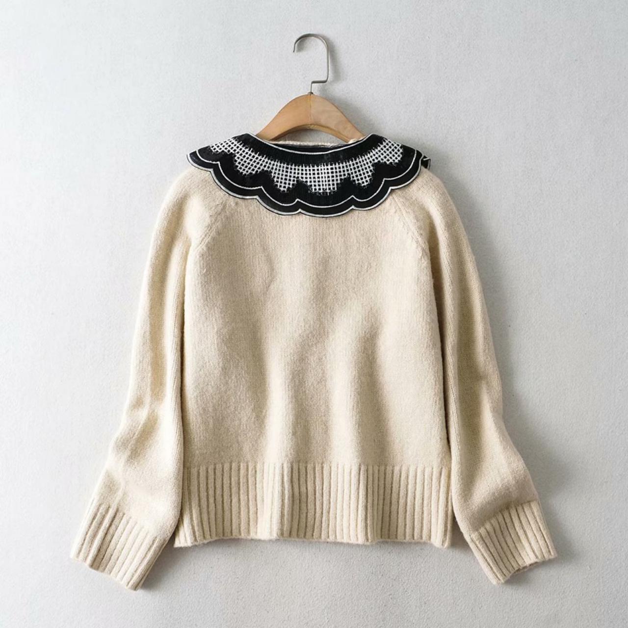 Autumn wool and Mohair women's cardigan 1369