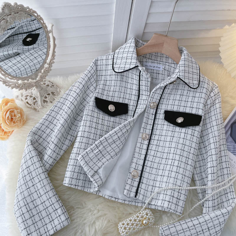 Celebrity style coat women's loose lazy style pattern 1546