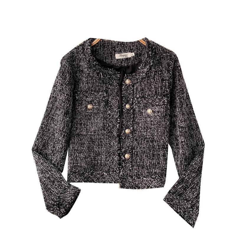 Plaid women's new autumn foreign style coat 1498