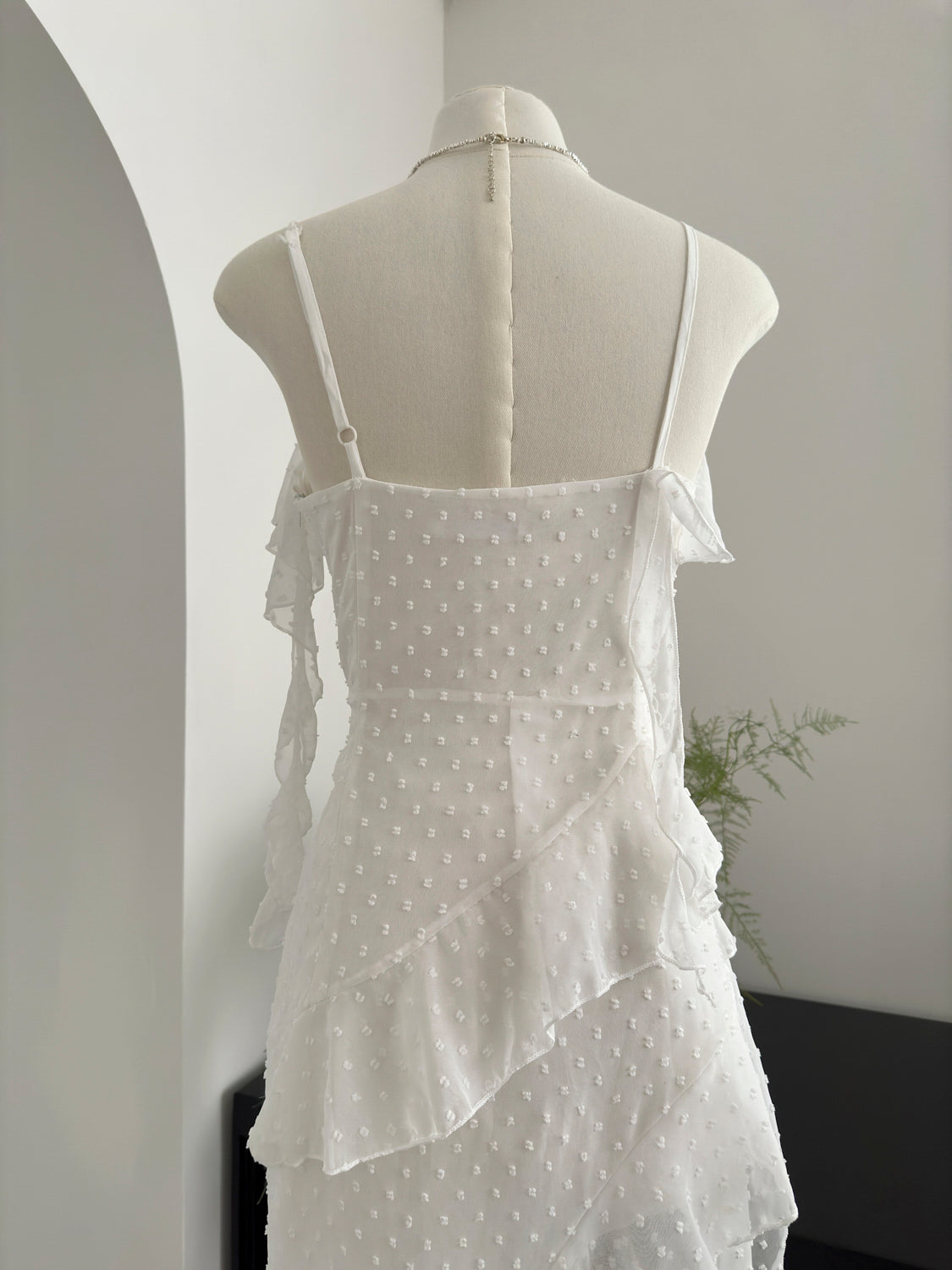 Sexy High Low Spaghetti Straps Floral Summer Dress Holiday Party Outfits For Women DP0080