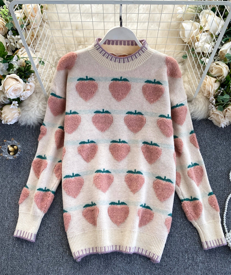 Sweet strawberry sweater 076