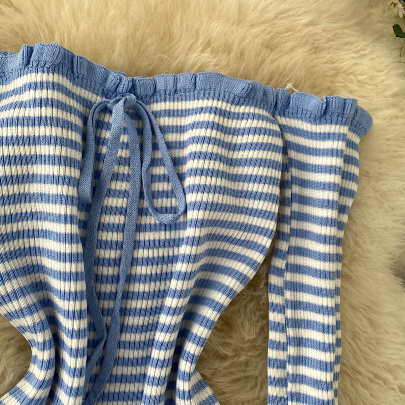 Cute long sleeve off shoulder sweater 025