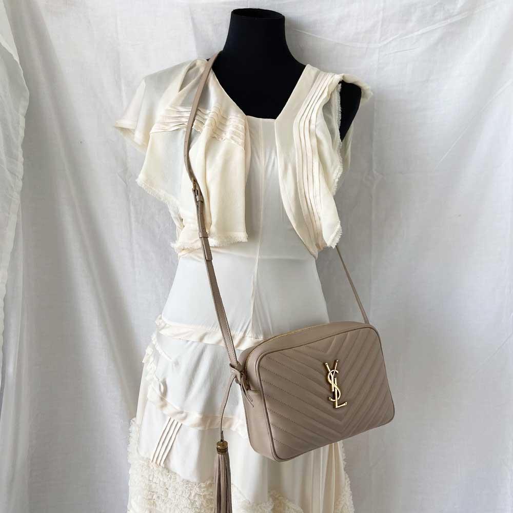 Saint Laurent Lou medium quilted leather shoulder bag