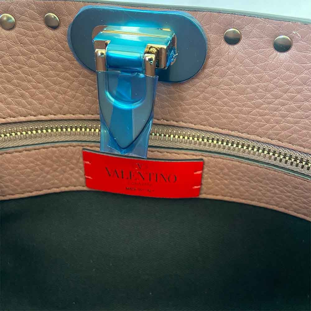 Valentino dusty pink rockstud shoulder bag