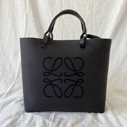 Loewe Anagram jacquard canvas tote bag