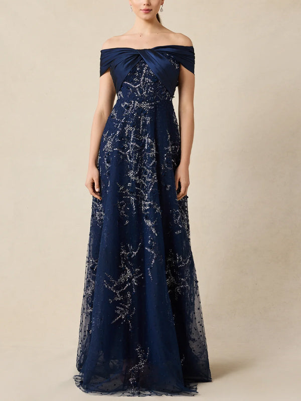 Sequined Tube Top Maxi Dress