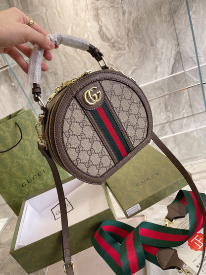 Gucci Ophidia GG mini round Shoulder bag women