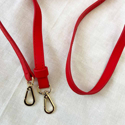 Jacquemus Red Leather Le Chiquito La Montagne Top Handle Bag