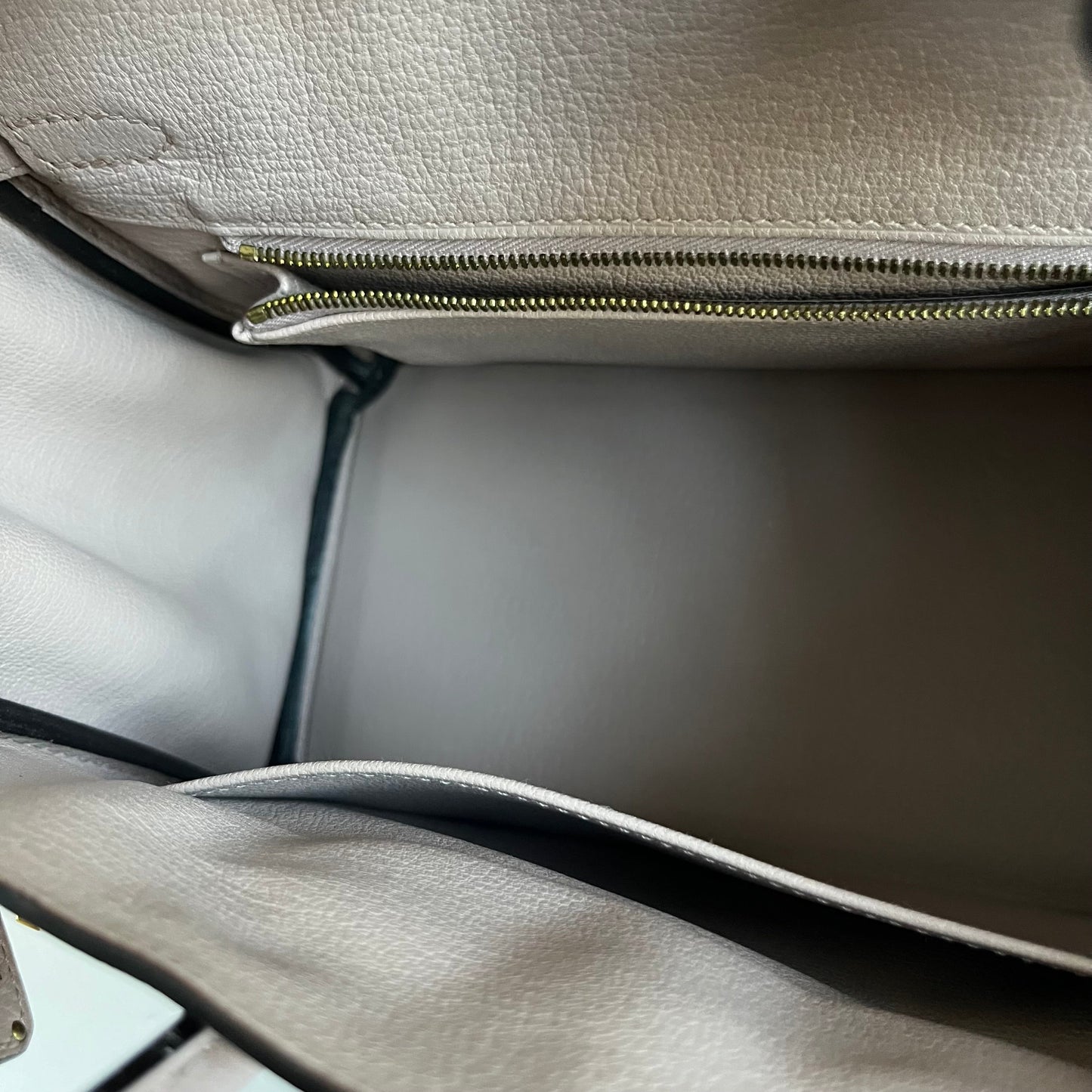 Hermès Glycine Evercolor Leather Gold Hardware Birkin 25 Bag