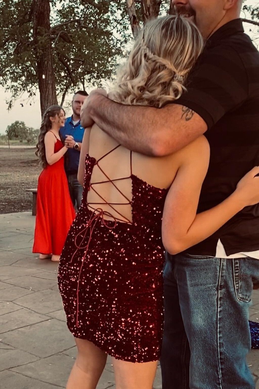 PM133,Burgundy Sequined Homecoming Dresses Tight Party Dresses