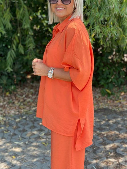 Simple Temperament Shirt Women's Suit