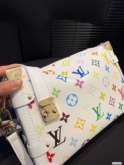 Louis Vuitton LV Trend White Tote Bag Crossbody 23x16cm