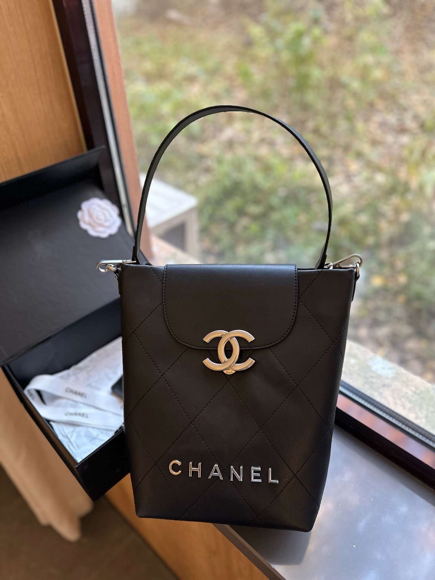 Chanel-Tasche aus echtem Rindsleder, niedrige Qualität