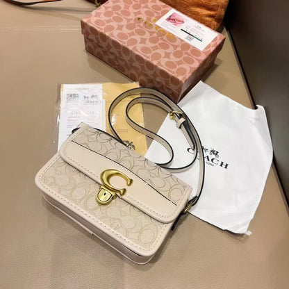 Coa Studio19 Series Small Square Bag With Hardware Lock