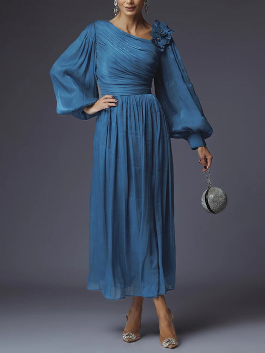 Double Chiffon Temperament Dress