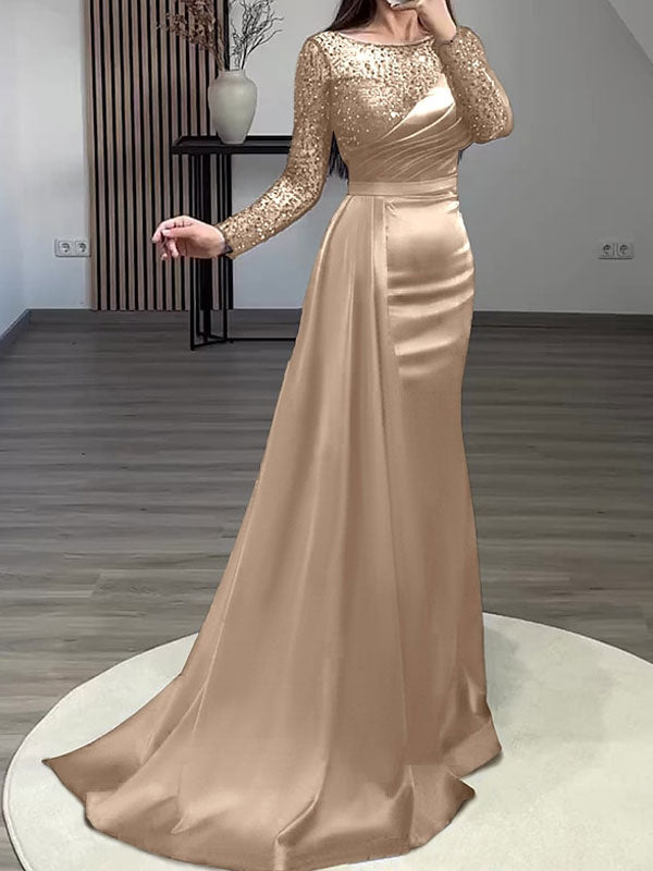 Mermaid Sequin Elegant Gown