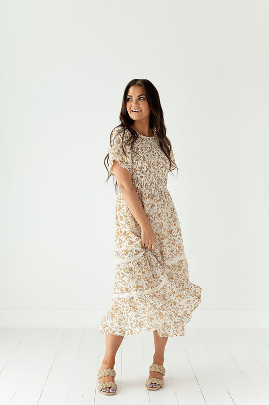 loveedsTM-Ramona Tiered Dress in Ivory
