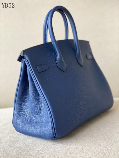 H BIRKIN 25 TOGO NAVY BLUE  GOLD HARDWARE 25CM