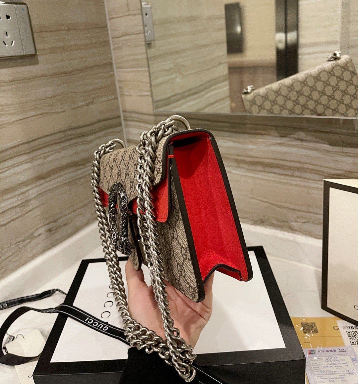 GUCCI DIONYSUS GG SMALL SHOULDER BAG