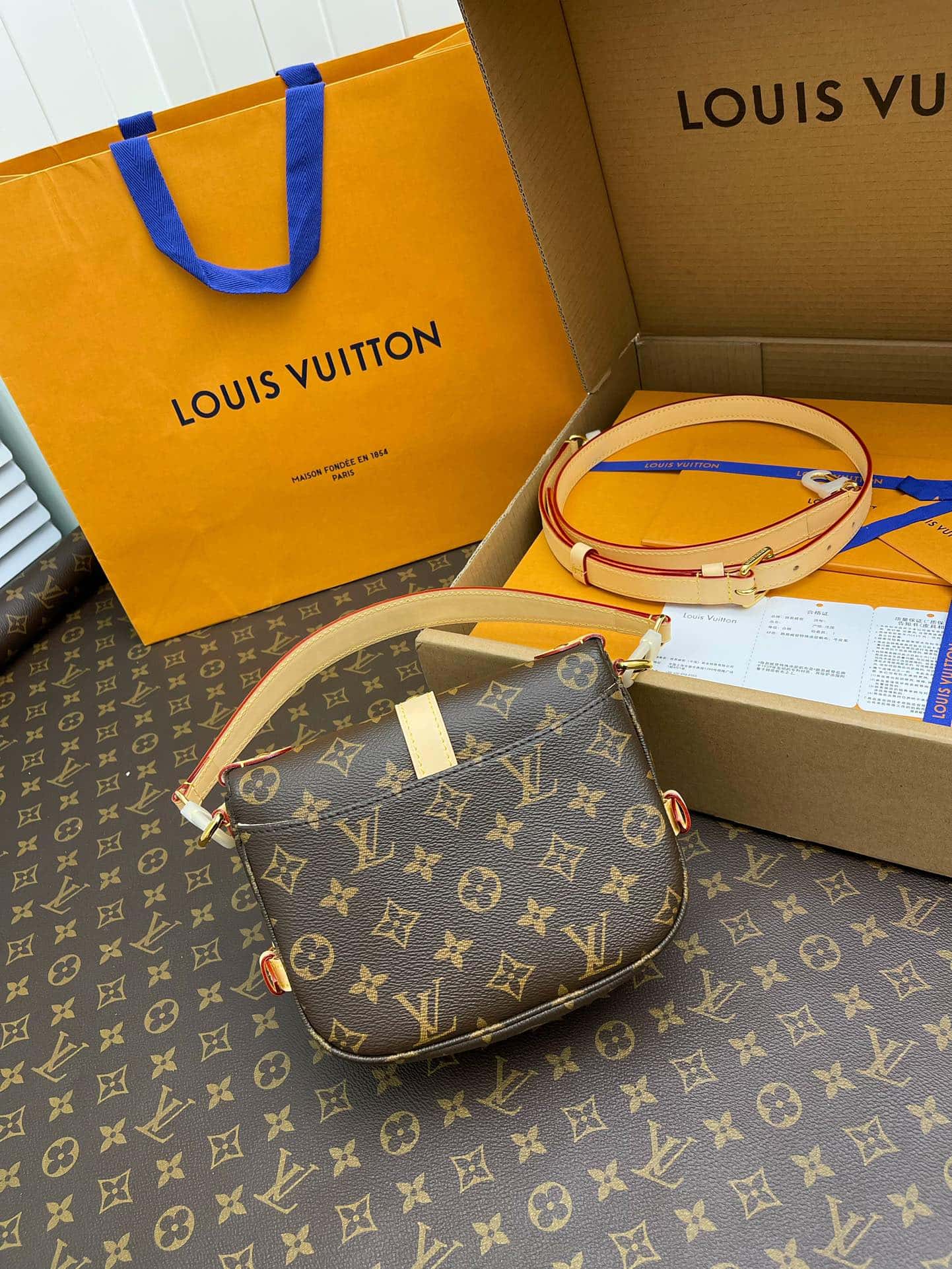 Louis Vuitton Monogram Saumur Handbag