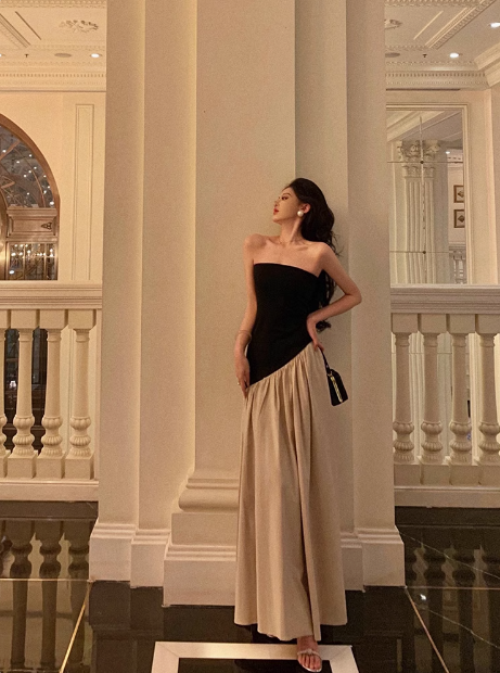 Sexy A line Strapless 18th Birthday Dress Long Party Gown Birthday Outfits For Women DP0193