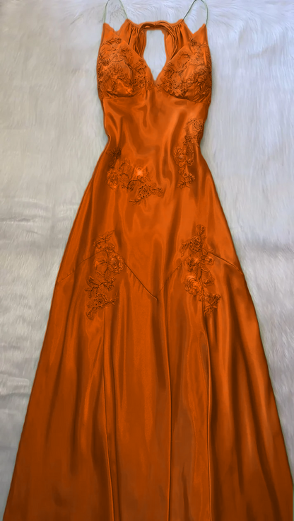 Green V neck Long Prom Dress       fg3609