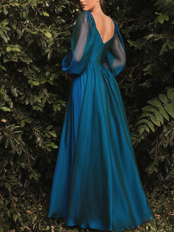 Smocked Airy Chiffon Jungle Collection Women's Dress