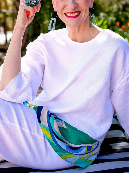 Casual Printed Short Sleeve Women's Sets