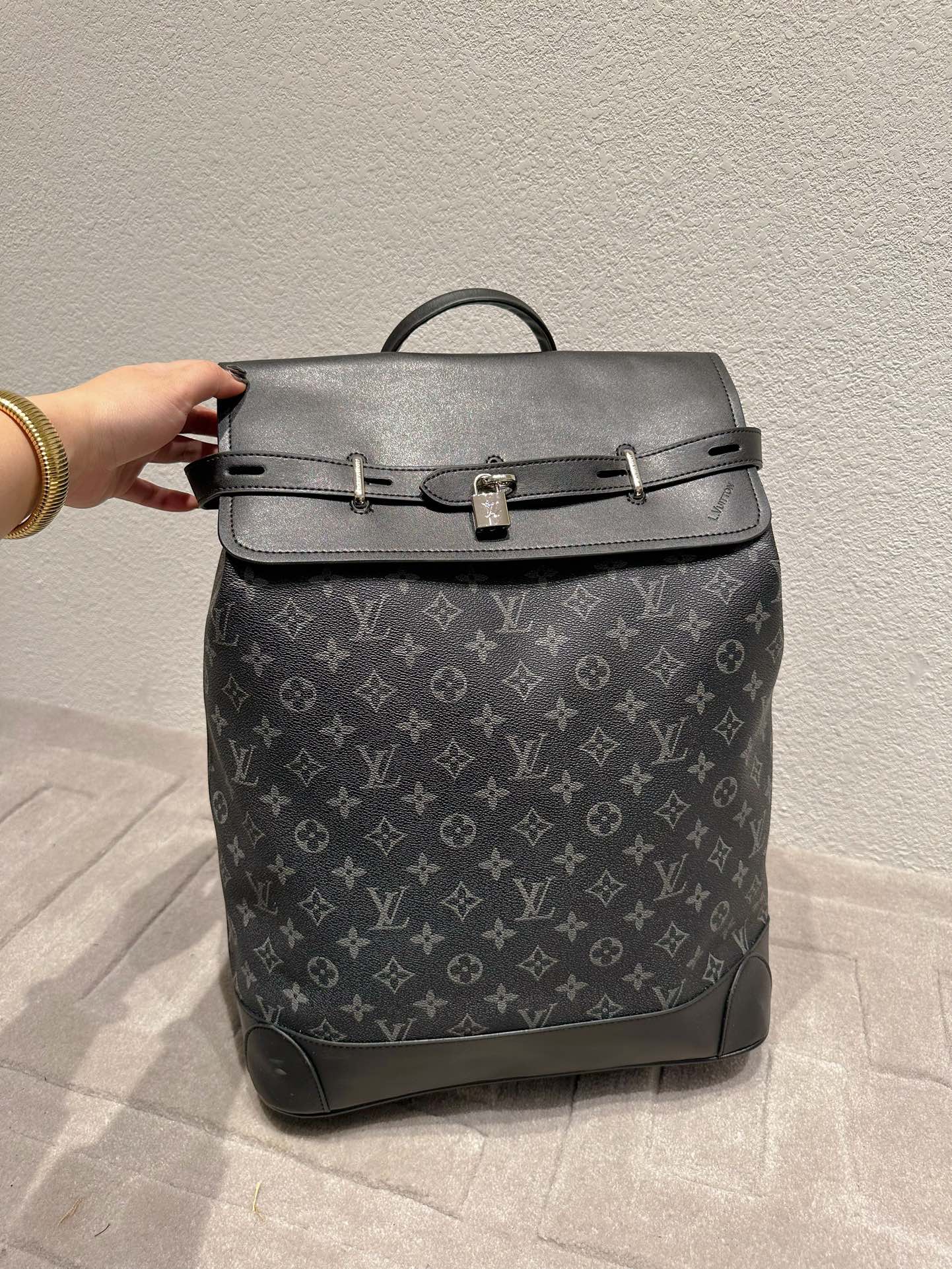 Louis Vuitton Monogram Eclipse Steamer Backpack