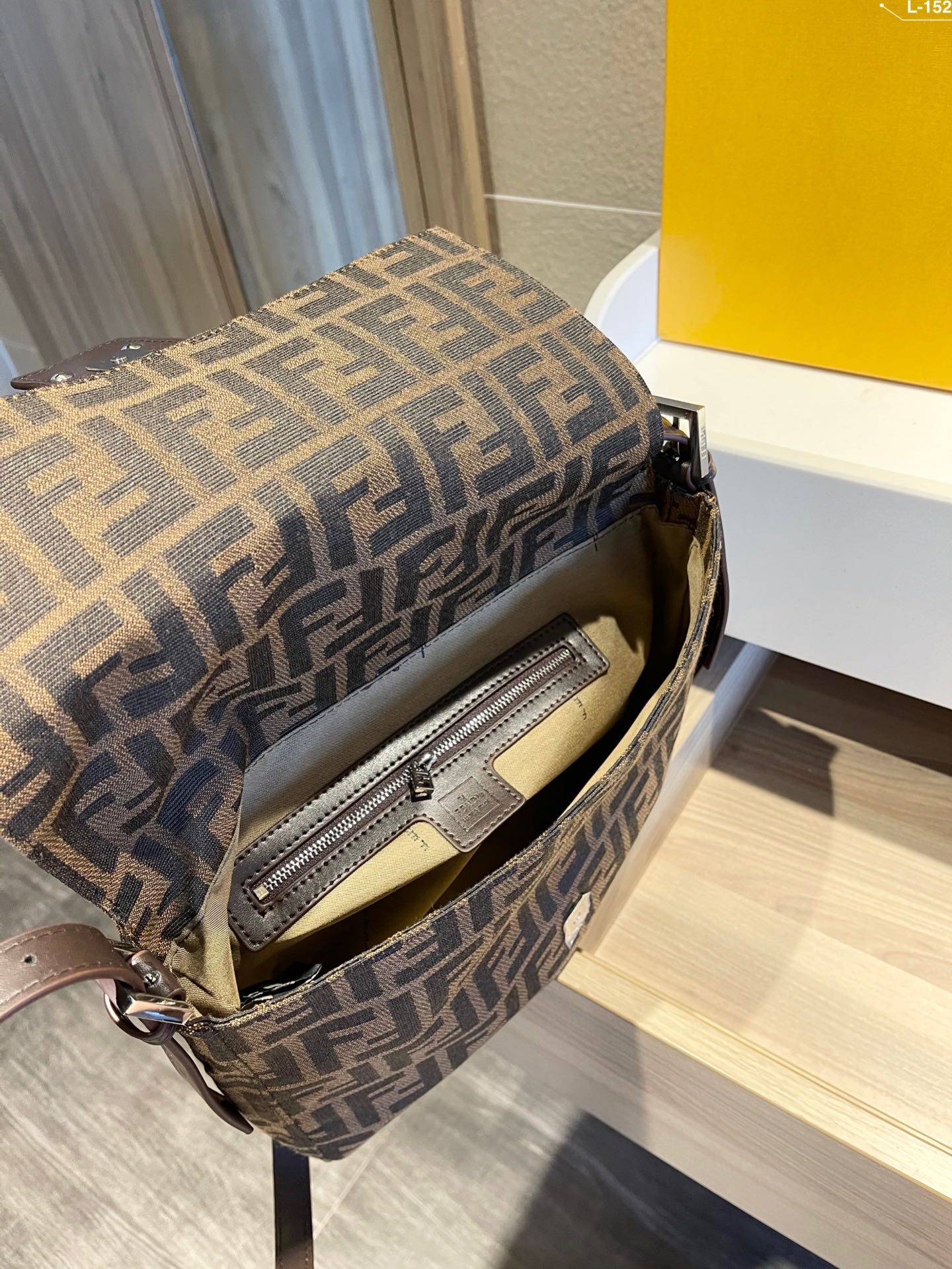 Fendi Vintage FF Zucca Brown