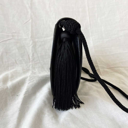 Saint Laurent Demie Lune Minaudiere Lizard Embossed