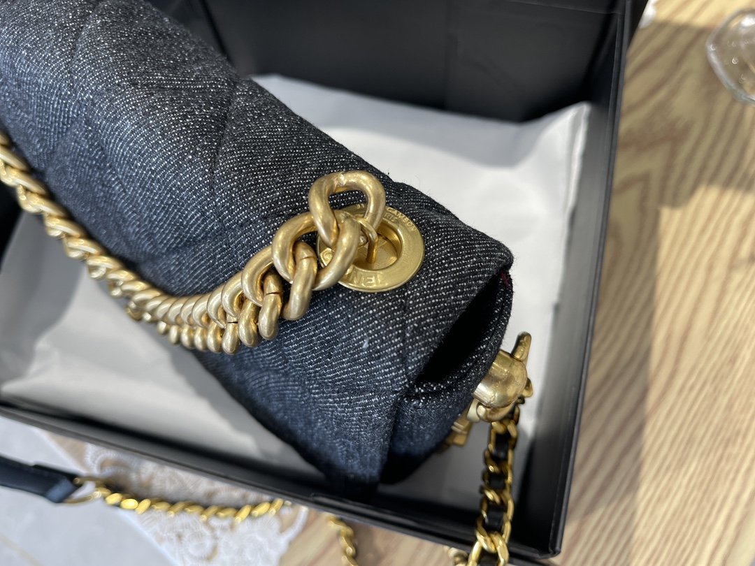 Chanel 19 Denim Flap Bag