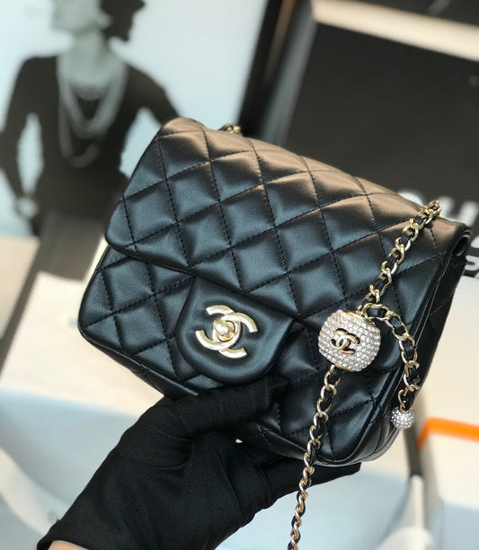 Chanel Classic Mini Square Black