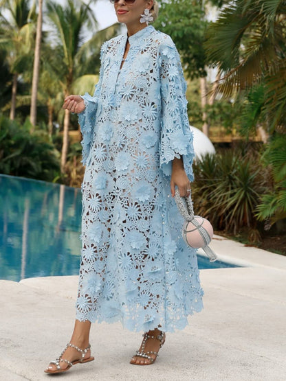 Elegant Resort With Hollow Air Women's Dress