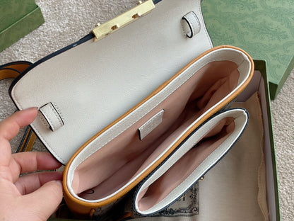 Gucci Padlock Front Pocket Flap Shoulder Bag