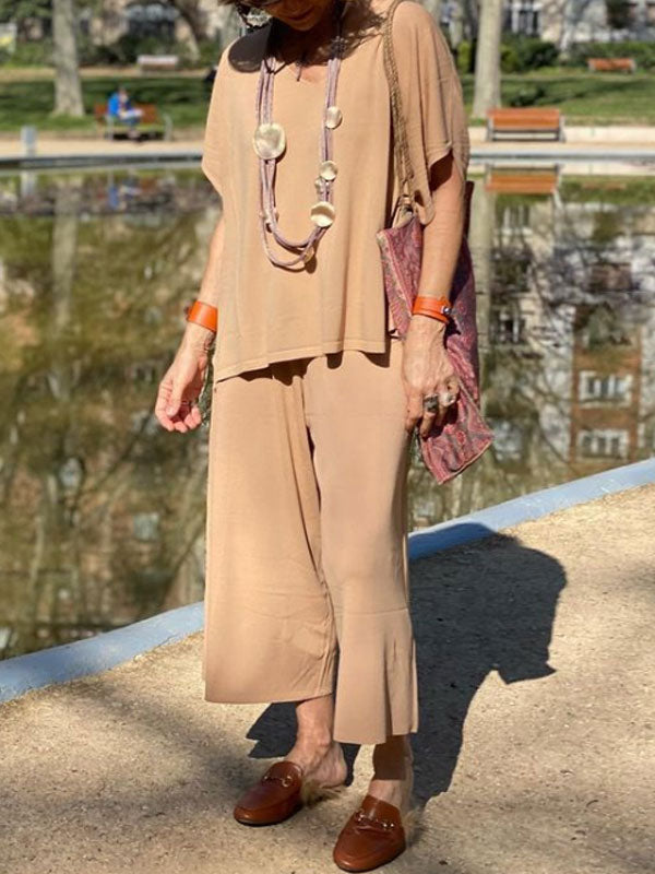 Comfortable Vacation Cotton Linen Women's Suits