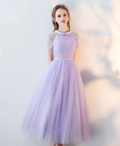 A Line Tulle Evening Dress, Graduation prom dress         cg23185