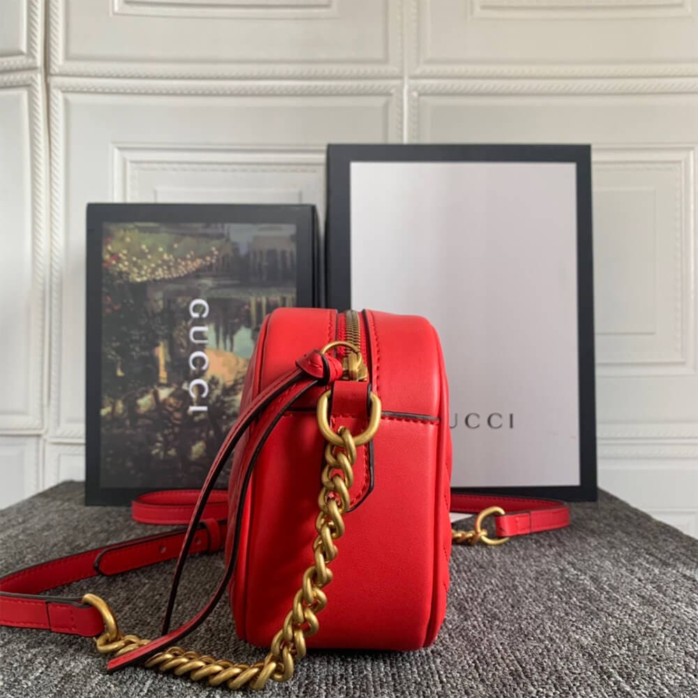 GUCCI Marmont small matelasse shoulder bag