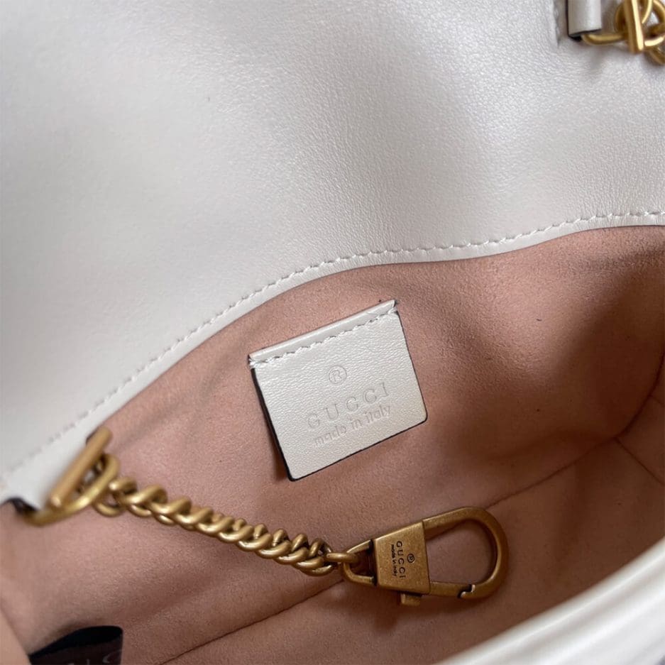 GUCCI Marmont matelasse leather super mini bag