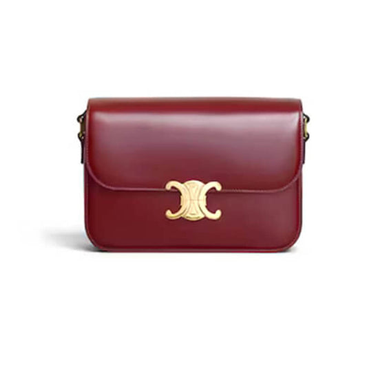 CELINE CLASSIQUE TRIOMPHE BAG in shiny calfskin