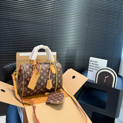 LOUIS VUITTON SPEEDY P9 BANDOULIÈRE 25 MONOGRAM BROWN 25CM M24443