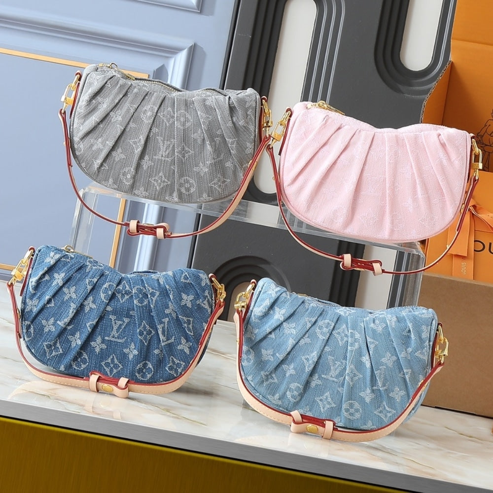 LOUIS VUITTON POCHETTE VALLEY BAG WASHED PINK 21CM