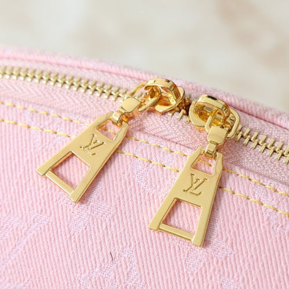 LOUIS VUITTON COSMETIC POUCH GM WASHED PINK 27CM