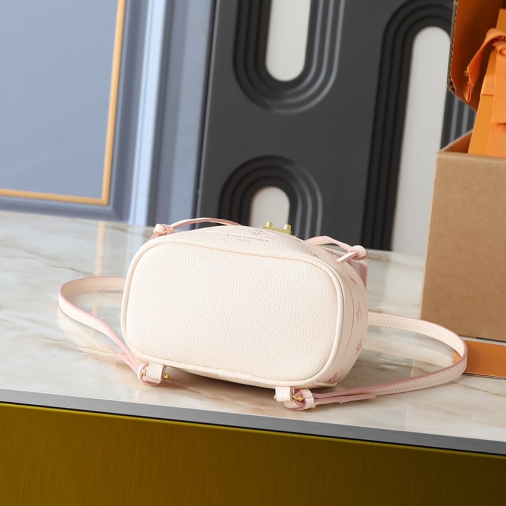 LOUIS VUITTON NANO NOÉ BACKPACK BICOLOR EDEN 19CM M13656