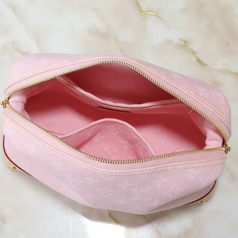 LOUIS VUITTON COSMETIC POUCH GM WASHED PINK 27CM