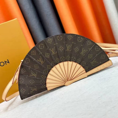 LOUIS VUITTON FAN BAG BROWN 37CM M14804