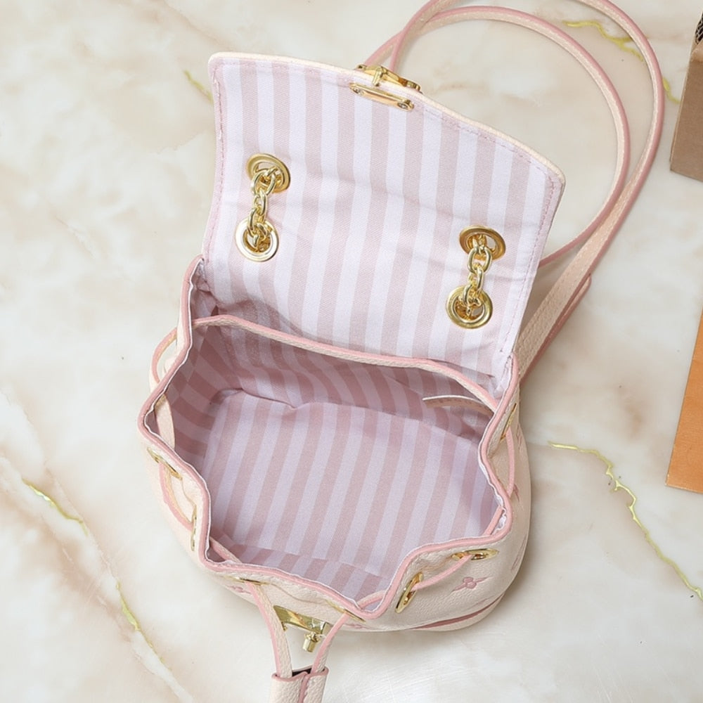 LOUIS VUITTON NANO NOÉ BACKPACK BICOLOR EDEN 19CM M13656