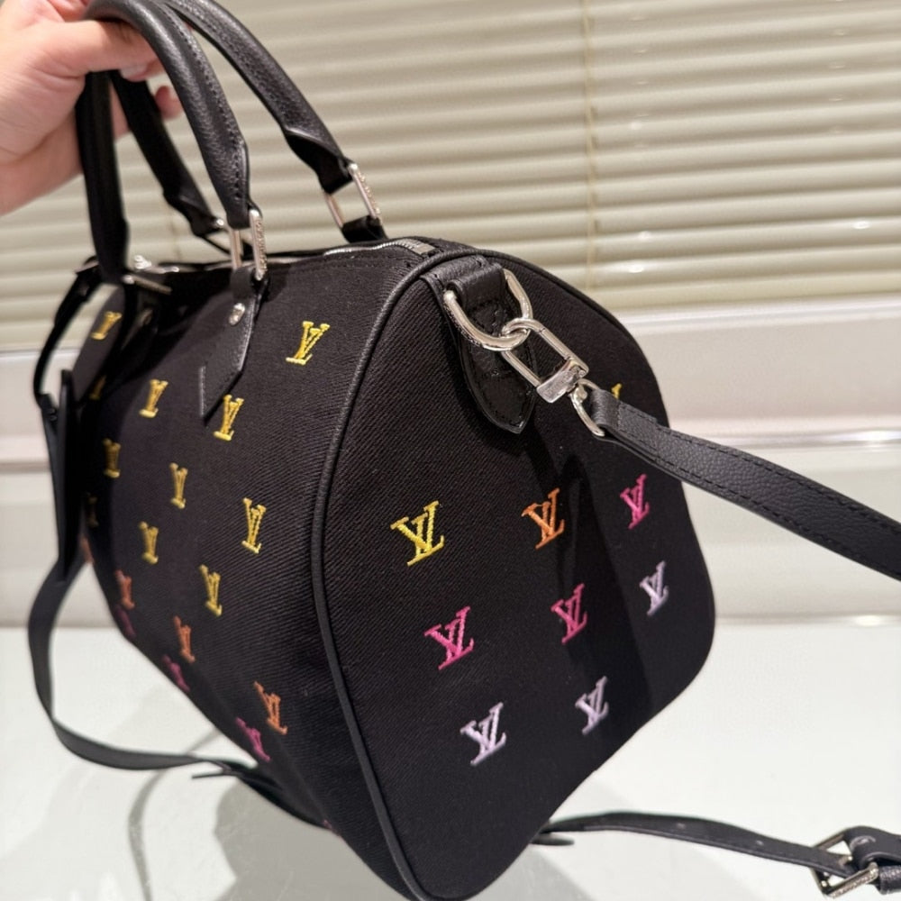 LOUIS VUITTON SPEEDY 40 BANDOULIÈRE BLACK 40CM M14136